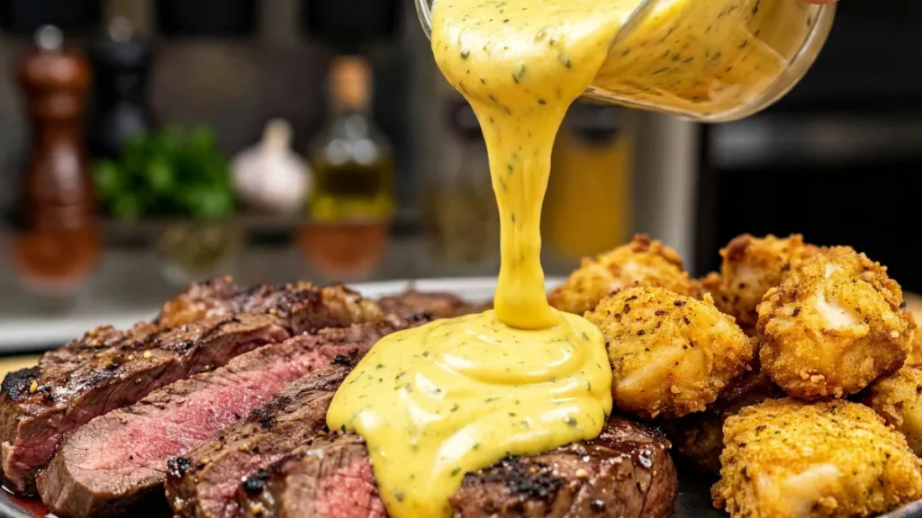 Spezialsauce für Hähnchen oder Fleisch